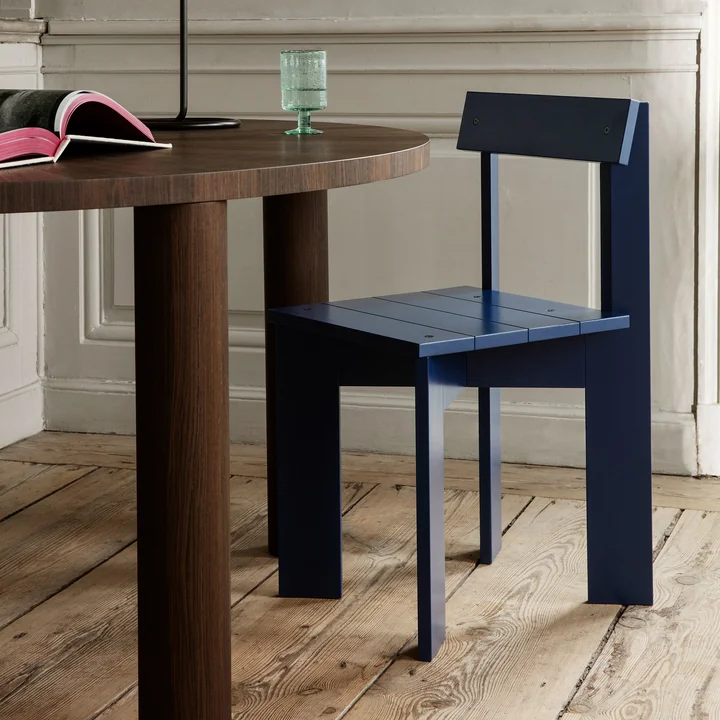 Ark Stuhl, blau von Ferm Living