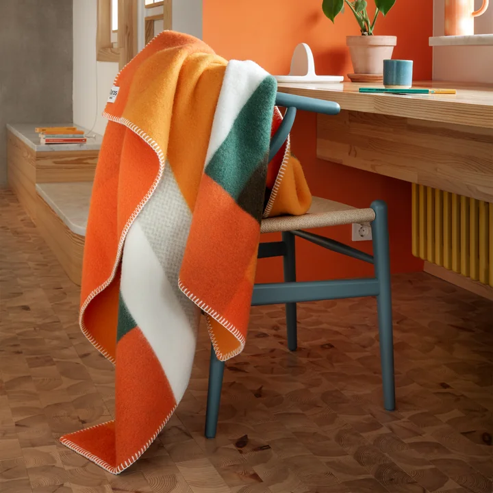 Røros Tweed - Mikkel Wolldecke, orange