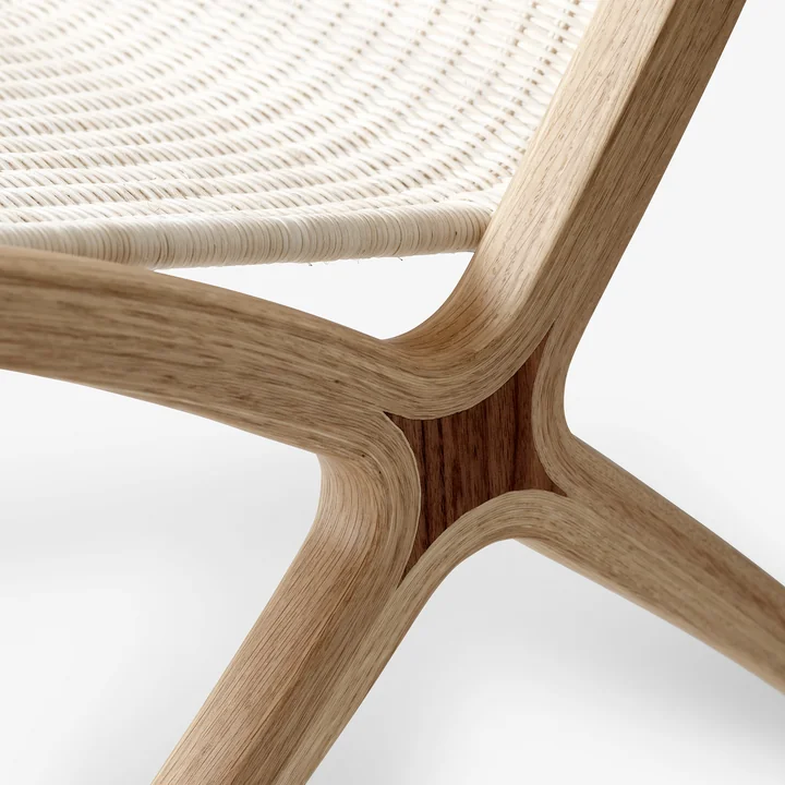 X HM10 Lounge Chair, Eiche lackiert von &Tradition