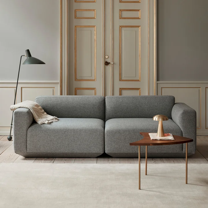 Develius Sofa, Konfiguration A, grau (Hallingdal 130) von &Tradition