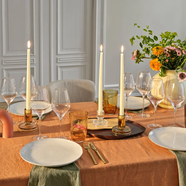 Tapers Getauchte Spitzkerzen von Broste Copenhagen