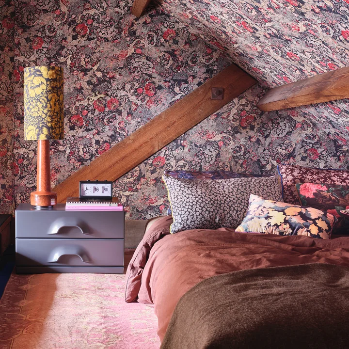 Nachttisch mit Schubladen, charcoal von HKliving