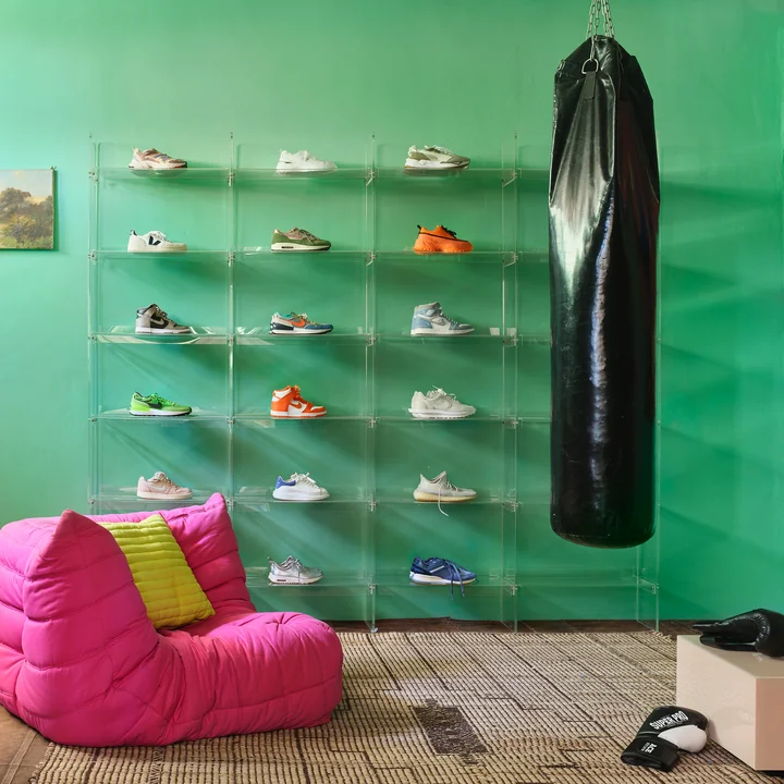 Regalsystem aus Acryl, clear / 240 cm von HKliving