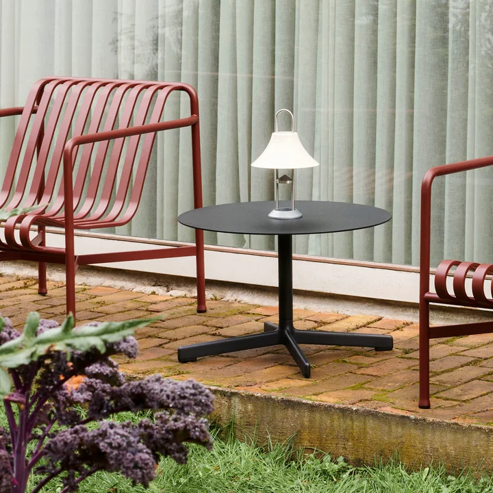 Neu Beistelltisch, Ø 60cm, anthrazit von HAY