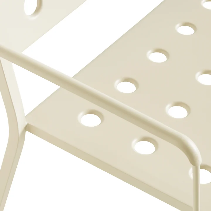 Balcony Lounge Bank mit Armlehnen, L 121,5 cm, chalk beige von HAY