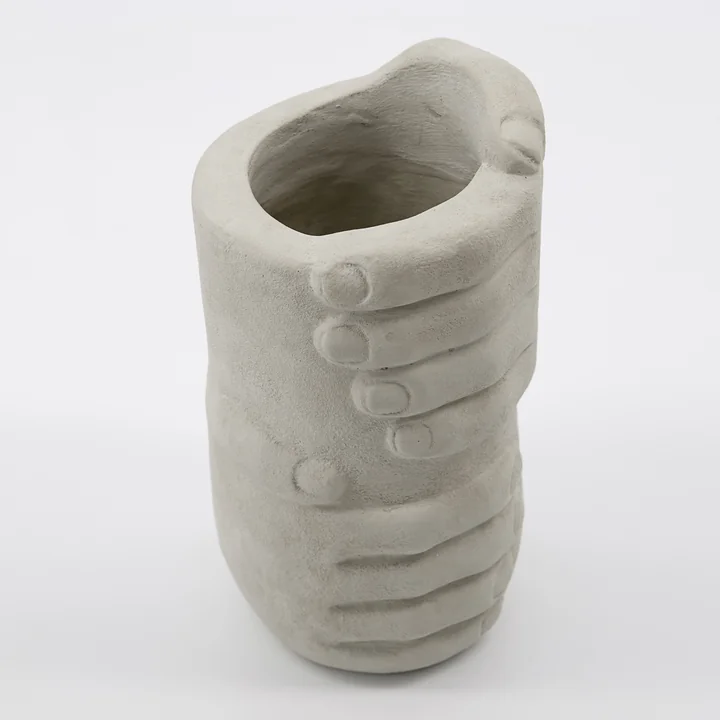 Handy Aufbewahrung, H 18 cm, grau / braun von House Doctor