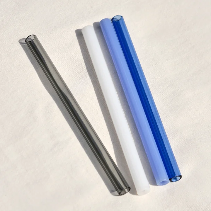 Sip Trinkhalme, Smoothie, opaque mix (4er-Set) von HAY