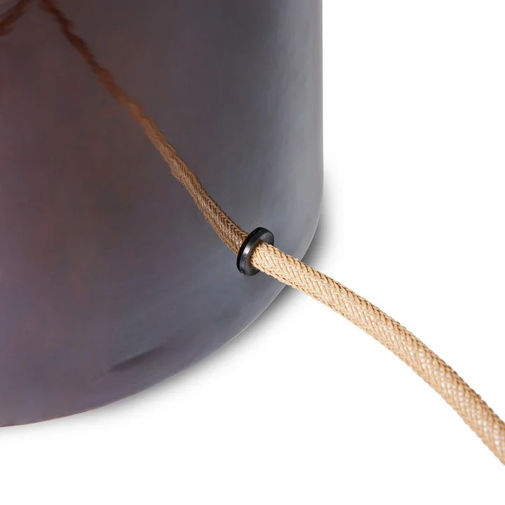 Cone Stehleuchtenfuß, XL, braun von HKliving