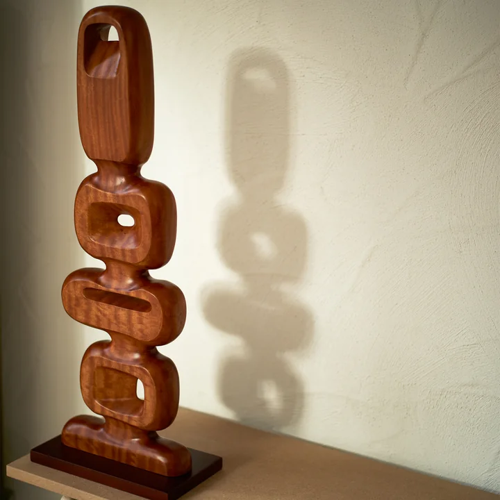 Holz Skulptur, teak von HKliving