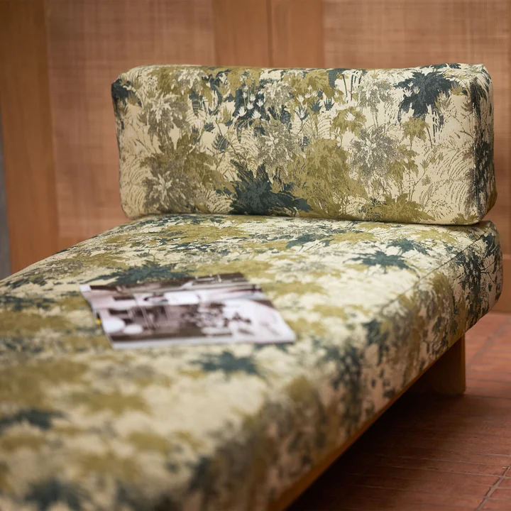 Teak Outdoor Daybed, botanical von HKliving