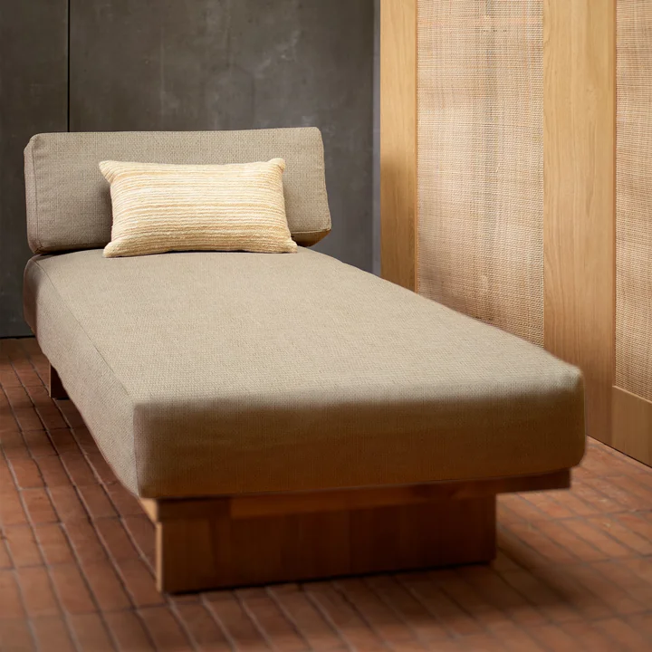 Teak Outdoor Daybed, natural von HKliving