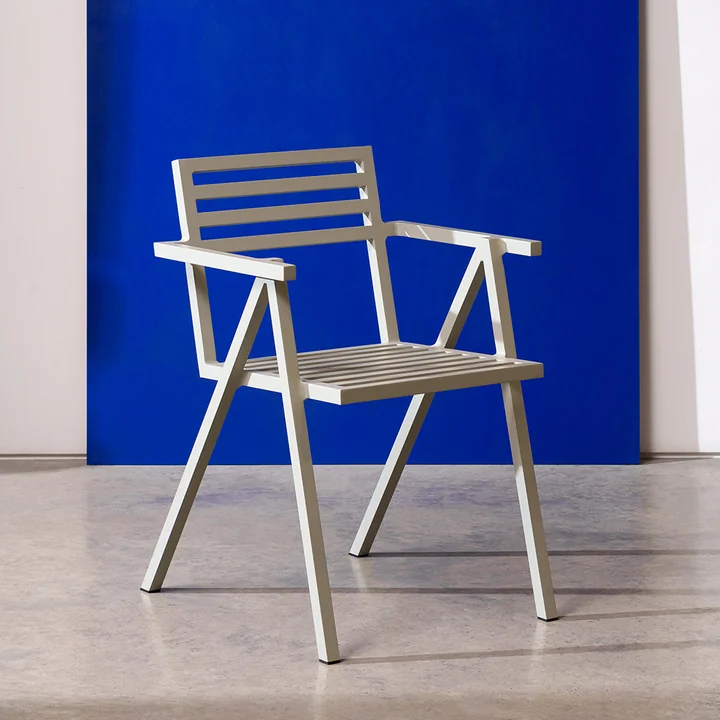 NINE - Outdoor Stacking Armchair, grau