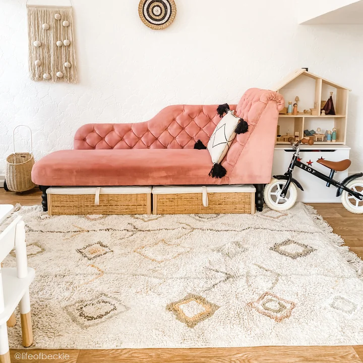 Kaarol Earth Teppich, 200 x 140 cm, natur von Lorena Canals