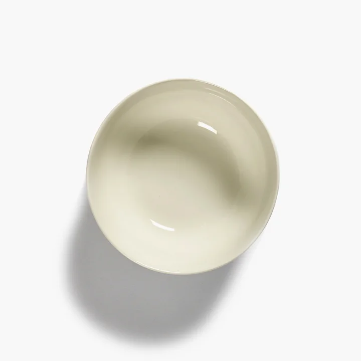 Feast Schüsseln von Serax in der Farbe weiß / blau gestreift