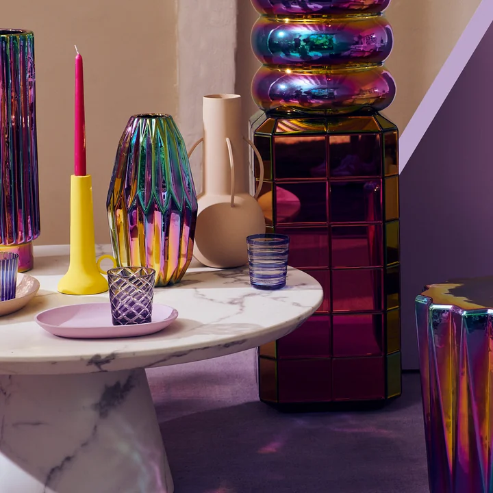 Pols Potten - Pillar Pixel Beistelltisch, dunkelgrün