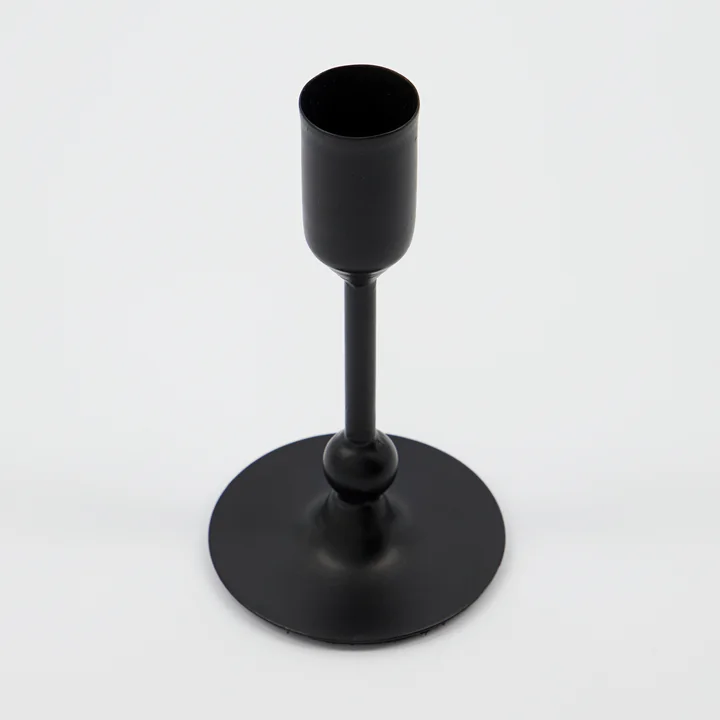 Folk Kerzenständer von House Doctor in der Farbe schwarze Antike