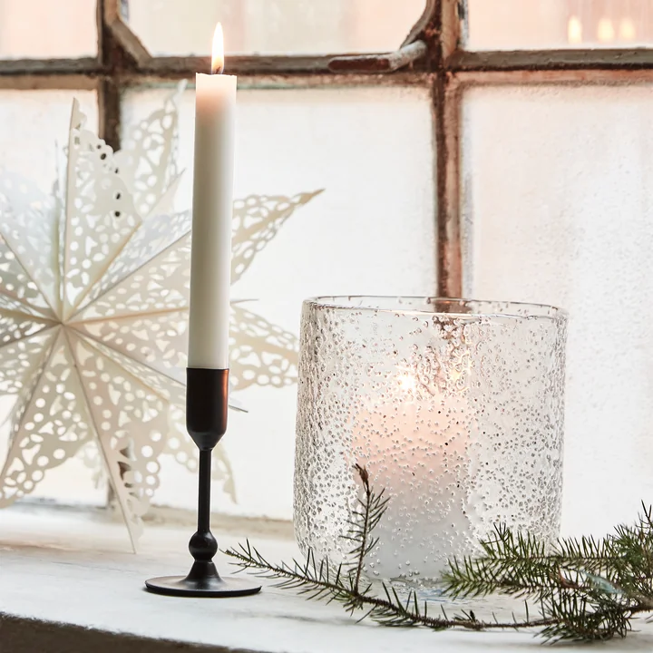 Folk Kerzenständer von House Doctor in der Farbe schwarze Antike