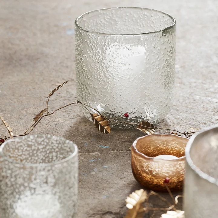 Snow Kerzenständer von House Doctor in der Ausführung klar