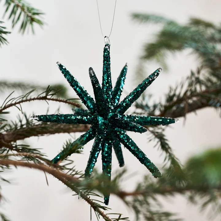 Spike Ornamente von House Doctor in der Farbe grün