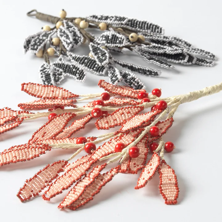 Mistletoe Glasperlen Anhänger von Broste Copenhagen