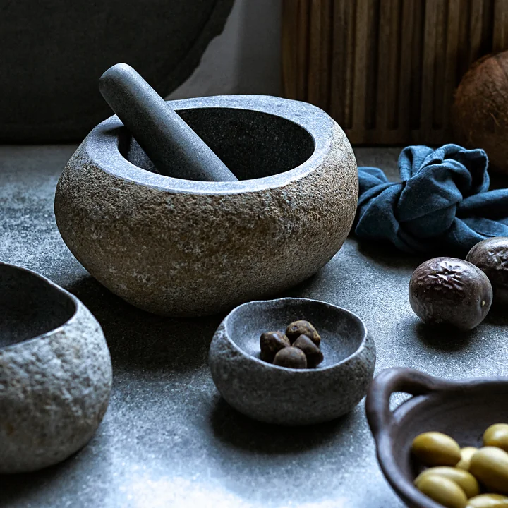 Muubs - Valley Mörser, grau / natur