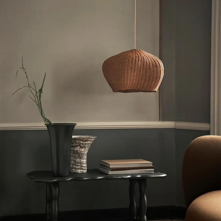 Ferm Living - Drape Lampenschirm M, Natur