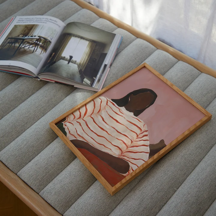 Red Stripes Poster von Paper Collective