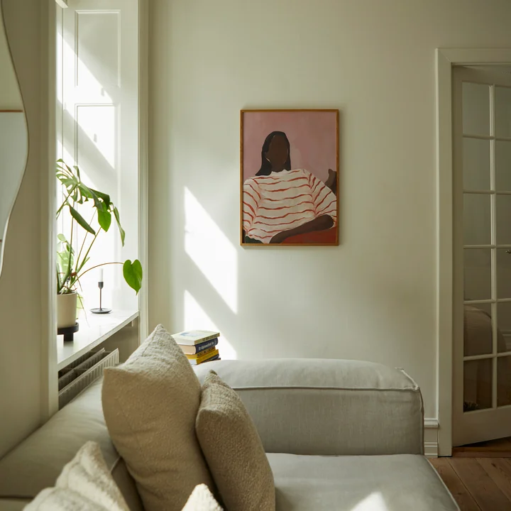 Red Stripes Poster von Paper Collective