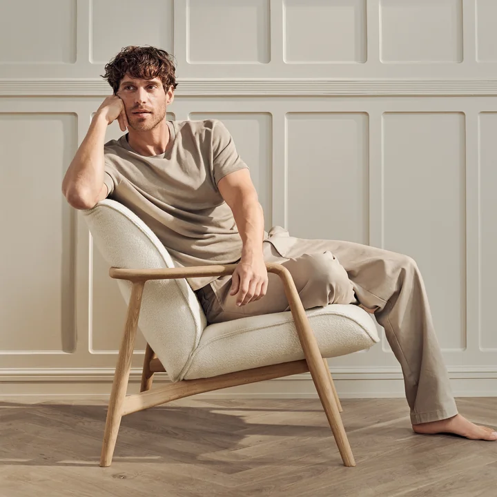 Bowie Sessel, Eiche geölt von Bolia