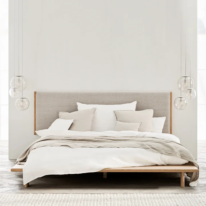 Haven Bettgestell, Eiche geölt von Bolia