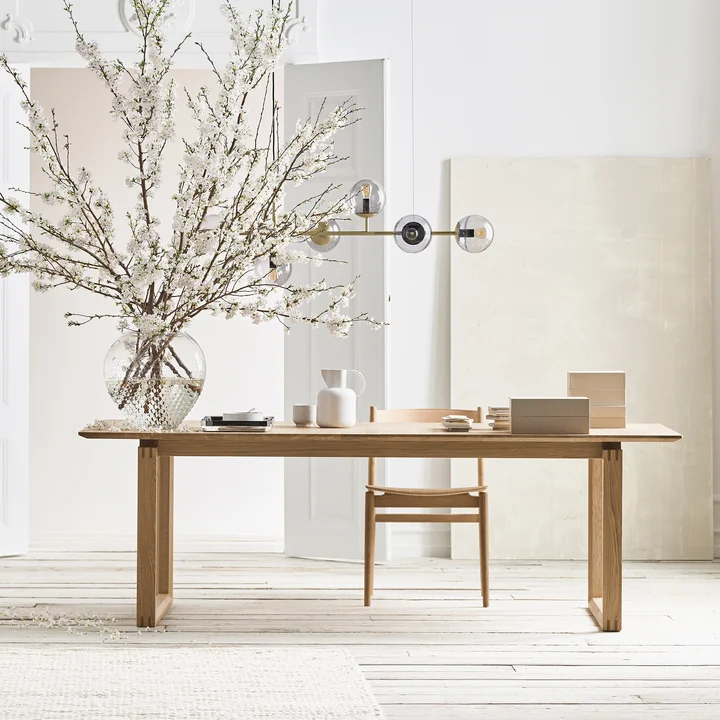 Nord Esstisch, Eiche geölt von Bolia