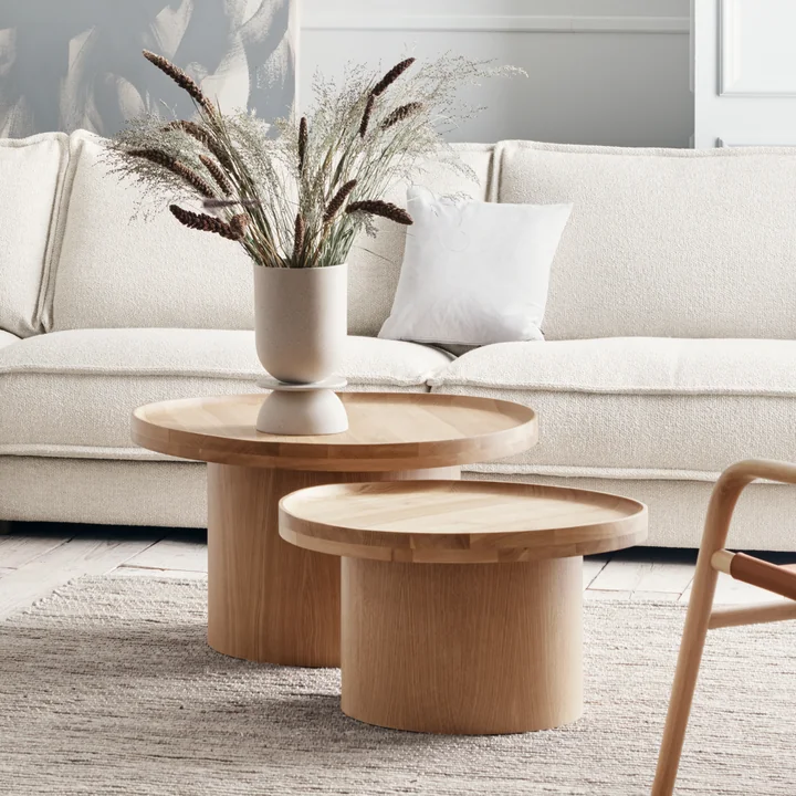 Plateau Couchtisch, Eiche lackiert von Bolia