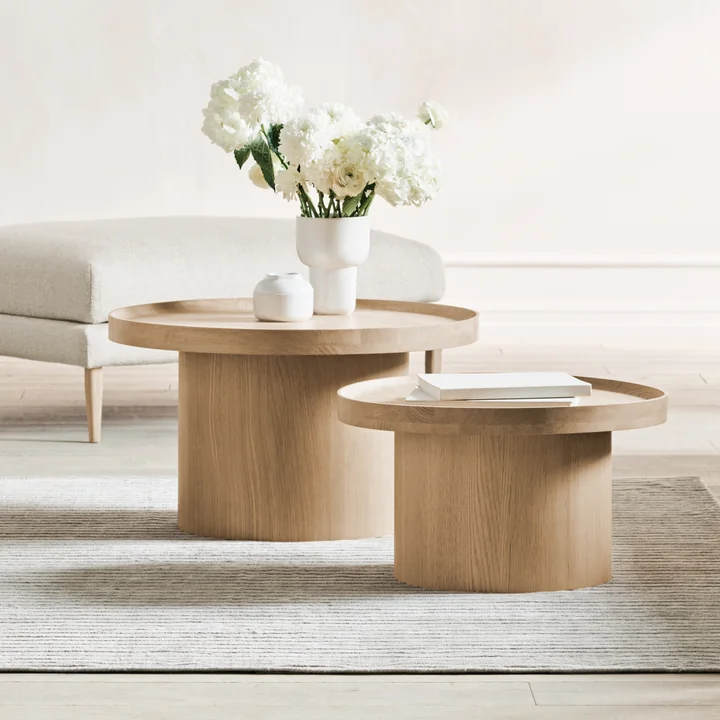 Plateau Couchtisch, Eiche lackiert von Bolia