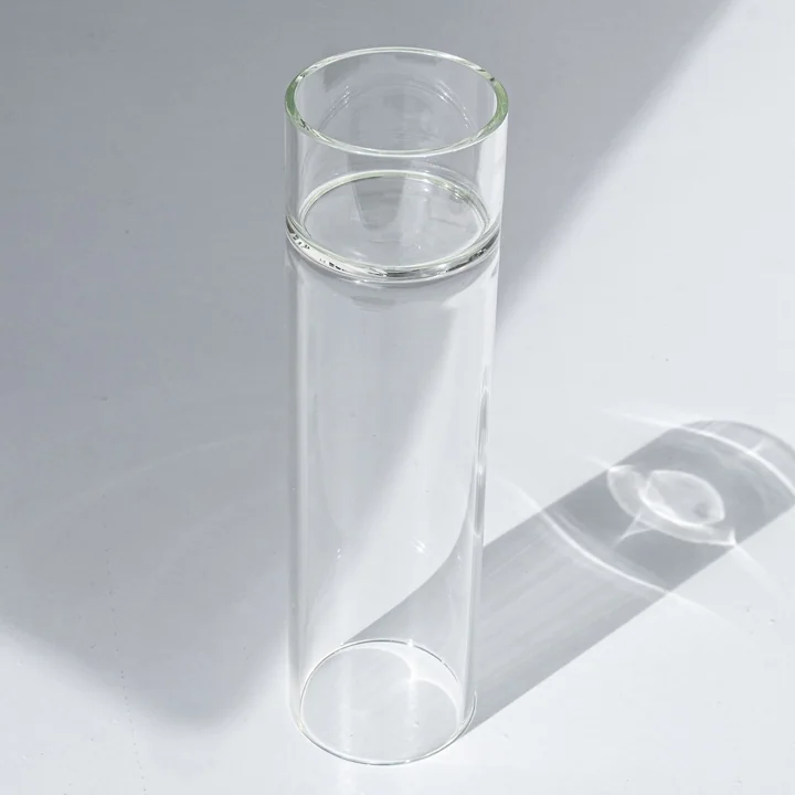 HANA - Ava Trinkglas Ø 5 x H 20 cm, transparent