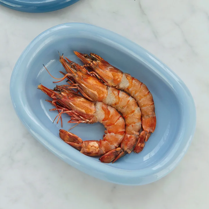 Barro Servierschale oval, S, hellblau von HAY