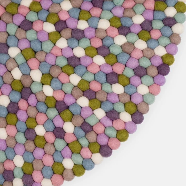 myfelt - Greta Filzkugelteppich