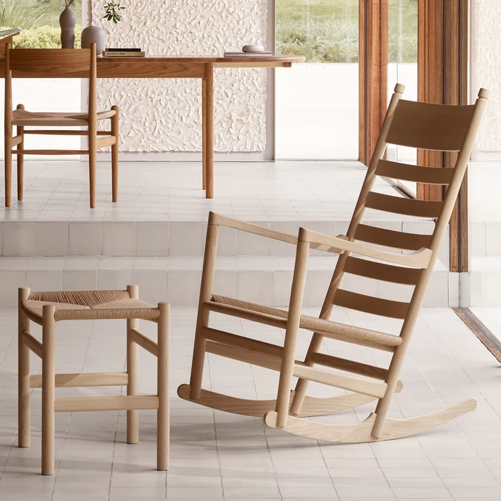 CH45 Schaukelstuhl, Eiche von Carl Hansen