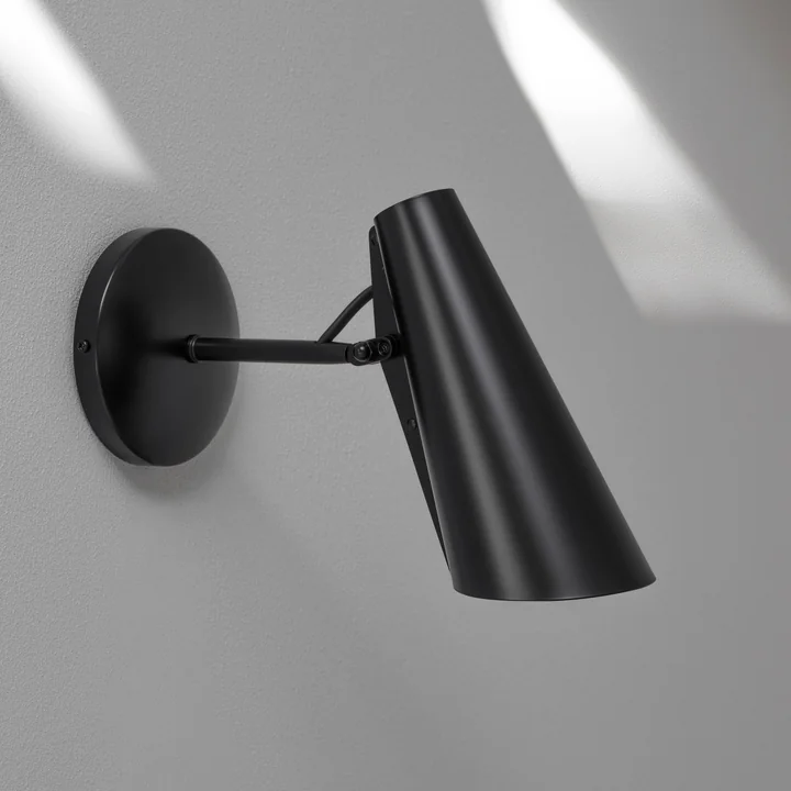 Northern - Birdy Wandleuchte short, schwarz