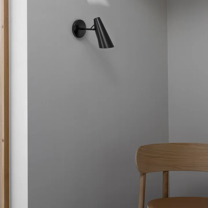 Northern - Birdy Wandleuchte short, schwarz