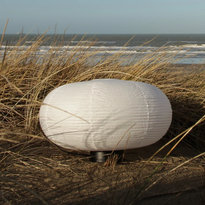 Studio Zondag - Gami Bodenleuchte, schwarz / weiß