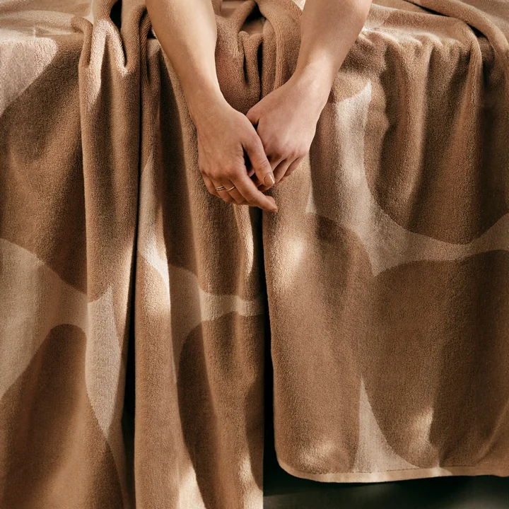 Ebb Handtücher, sand/naturweiß von Ferm Living