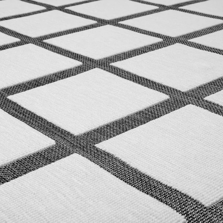 Fatboy - Carpretty Grand Checky Outdoor-Teppich, 200 x 290 cm, schwarz / weiß