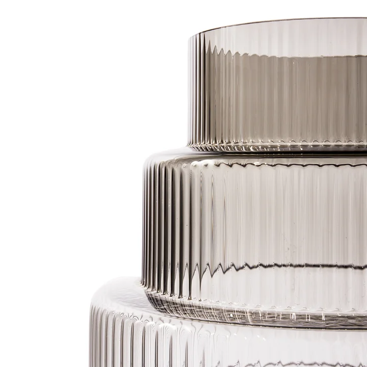 Pols Potten - Steps Vase XXL, dunkelgrau