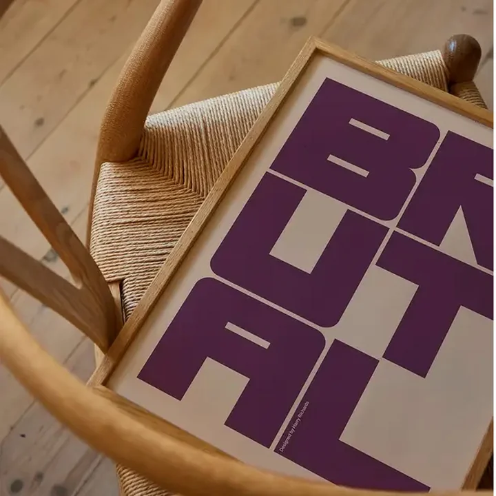 Brutal Poster von Paper Collective