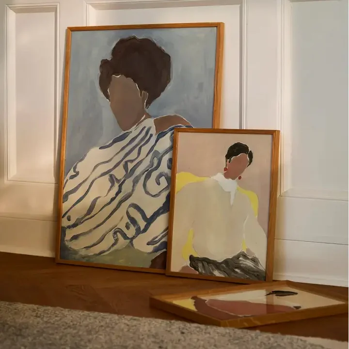 Chronicles und Blue Curls Poster von Paper Collective