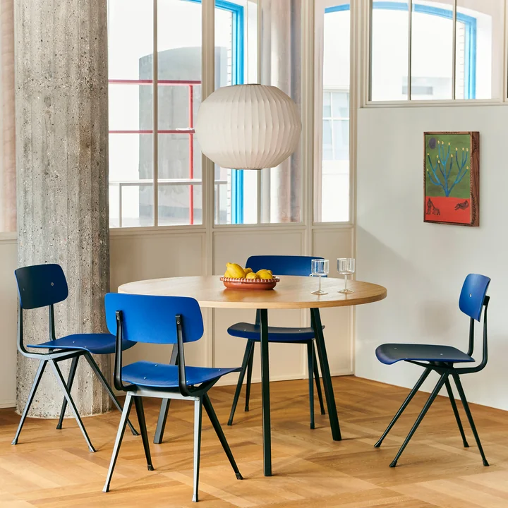 Nelson Angled Sphere Bubble Pendelleuchte M, off-white von HAY