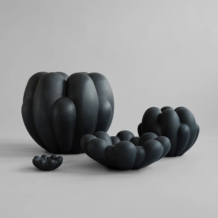 101 Copenhagen - Bloom Vasen und Schalen, schwarz