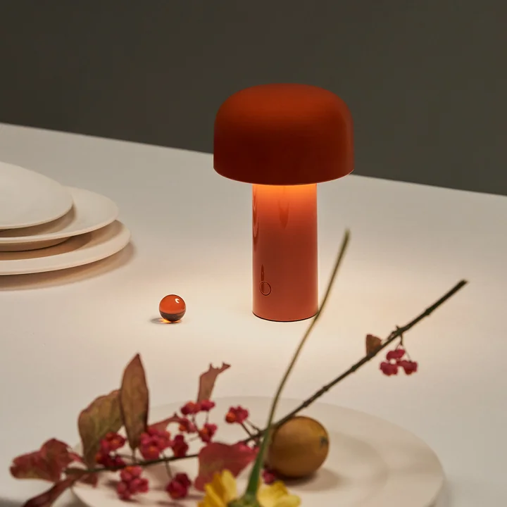 Flos - Bellhop Akku-Tischleuchte (LED), ziegelrot