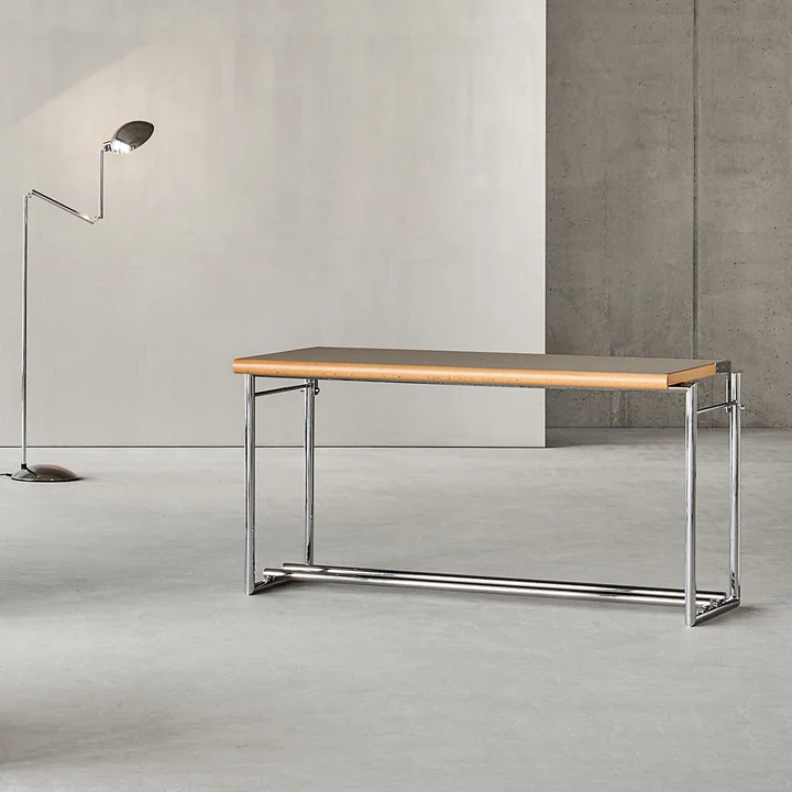 Classicon - Menton Beistelltisch, drehbar, grau/schwarz, Gestell chrom