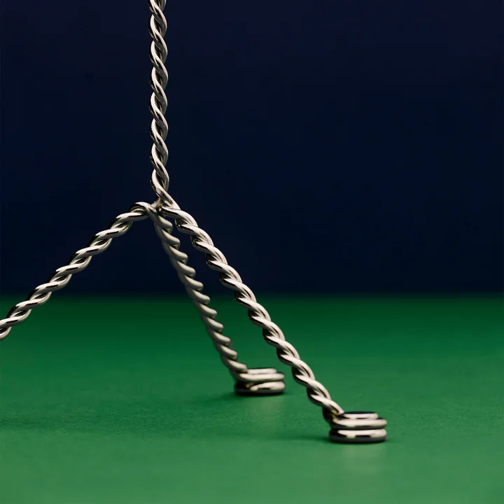 Wire Kerzenhalter Ø 19 x H 25 cm, mirror von HAY